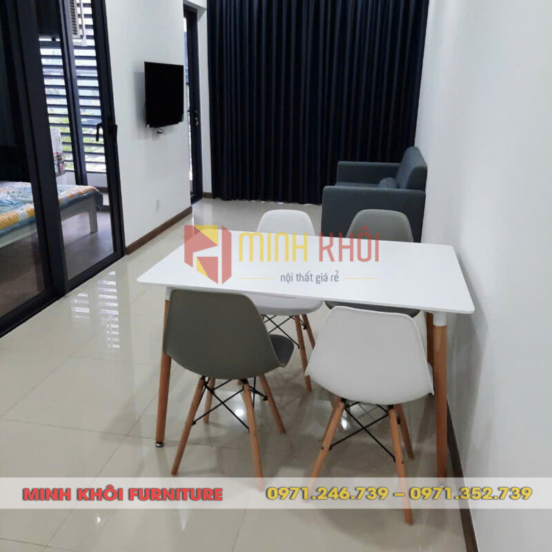 Bộ bàn ăn Eames 4 ghế 
