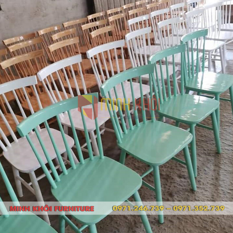 Ghế gỗ 7 nan (Ghế song tiện) 13 Ghế gỗ 7 nan (Ghế song tiện)