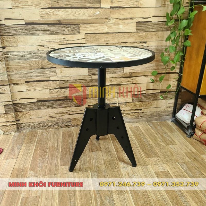 Bàn hỏa tiễn MK-0013 12 Bàn hỏa tiễn MK-0013 - Bàn cafe chân sắt giá rẻ