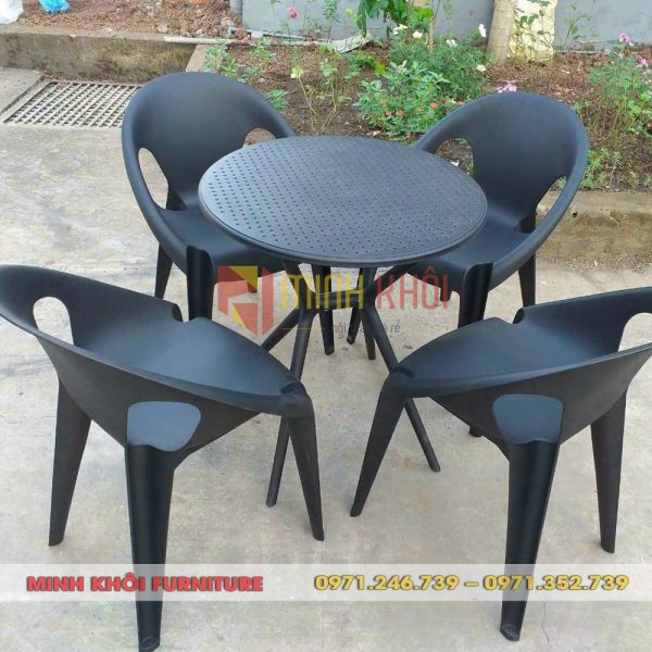 Ghế nhựa đúc MK-3019 - Ghế nhựa cafe, trà sữa giá rẻ