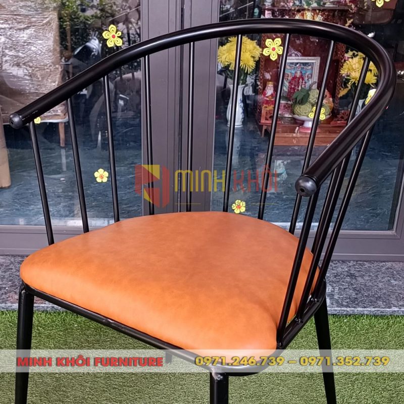 Ghế sắt Genny 17 Ghế sắt Genny - Ghế cafe, trà sữa đẹp giá rẻ