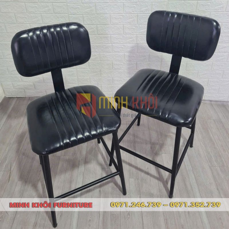 Ghế bar chân sắt tiện bọc nệm 11 Ghế bar chân sắt tiện bọc nệm