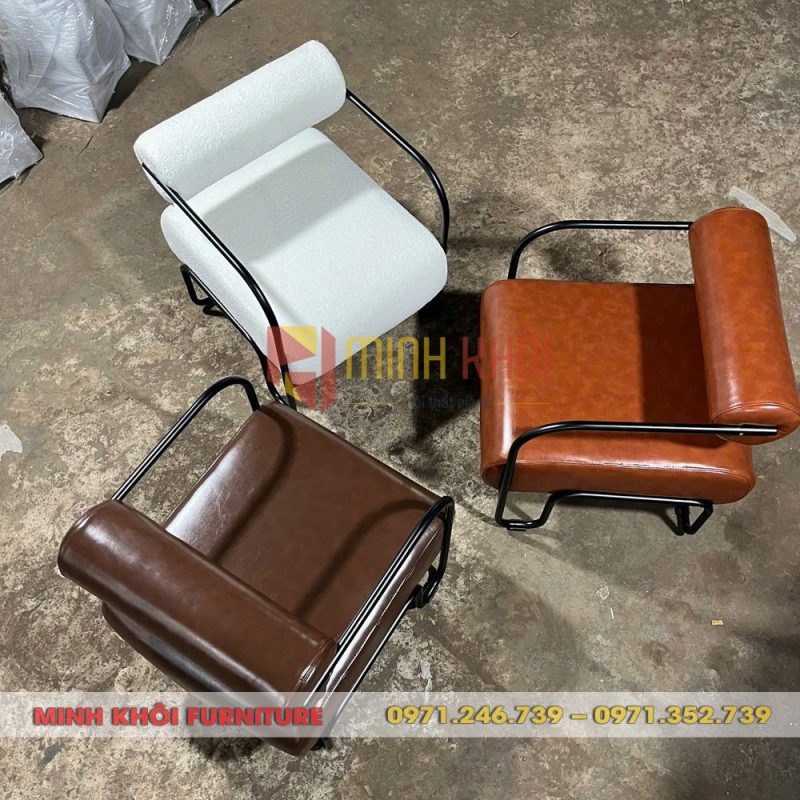 Sofa cafe MK-0016 khung sắt bọc nệm (Sofa Candle) 13 Sofa cafe MK-0016 khung sắt bọc nệm