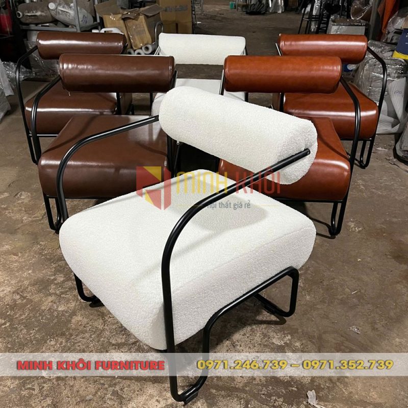 Sofa cafe MK-0016 khung sắt bọc nệm (Sofa Candle) 15 Sofa cafe MK-0016 khung sắt bọc nệm