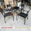 Bộ Bàn Ghế Sắt MK-0018 – Giải Pháp Bền Đẹp Cho Cafe Sân Vườn Ngoài Trời