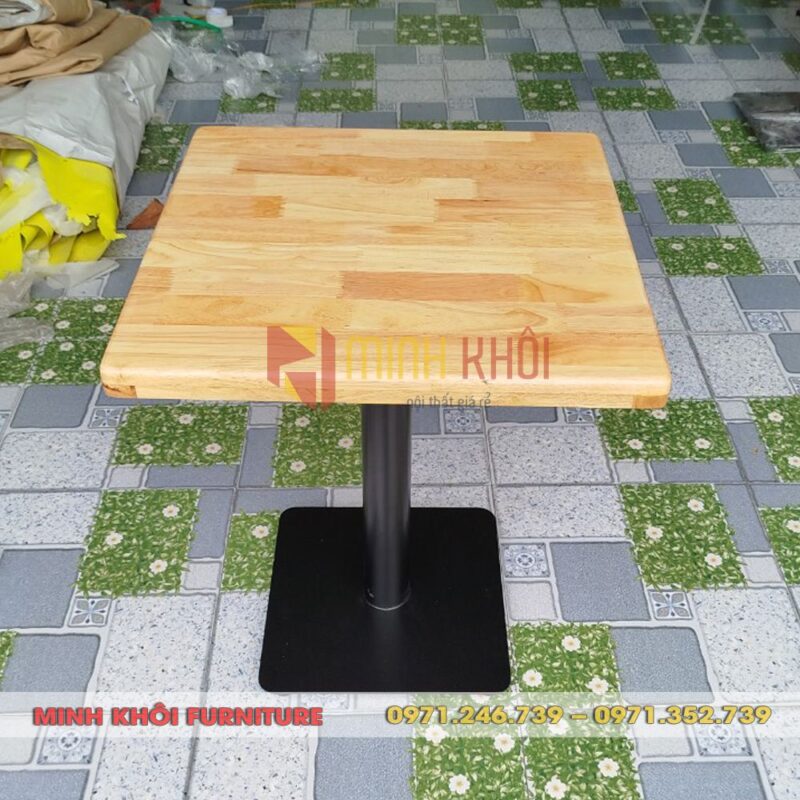 Bàn chân trụ mâm sắt đặc 14 Bàn chân trụ mâm sắt đặc – Giải pháp nội thất bền đẹp cho quán cafe