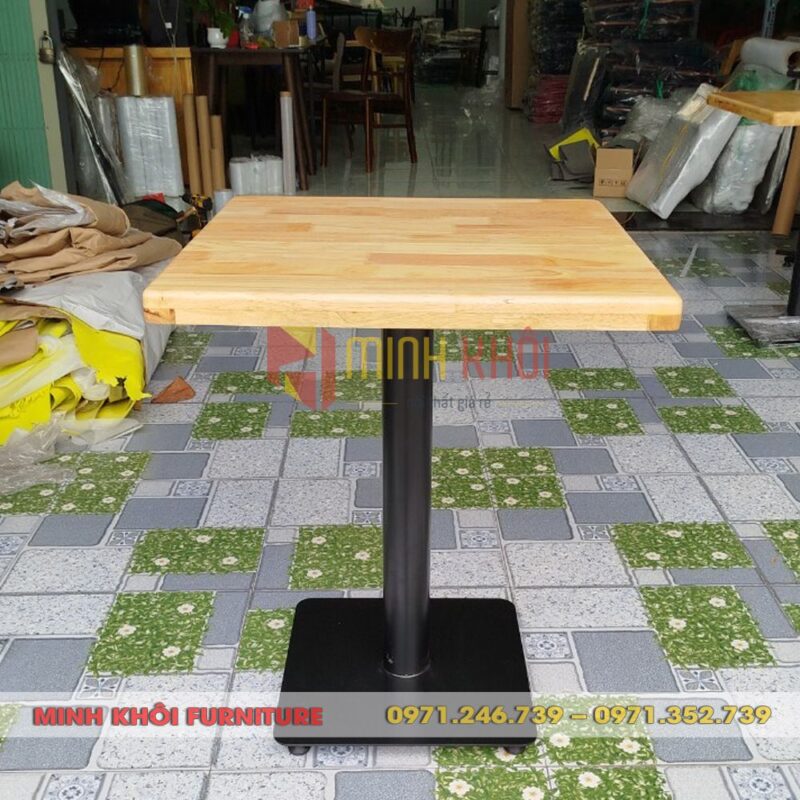 Bàn chân trụ mâm sắt đặc 15 Bàn chân trụ mâm sắt đặc – Giải pháp nội thất bền đẹp cho quán cafe