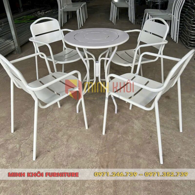 Bộ bàn ghế sắt MK-0011