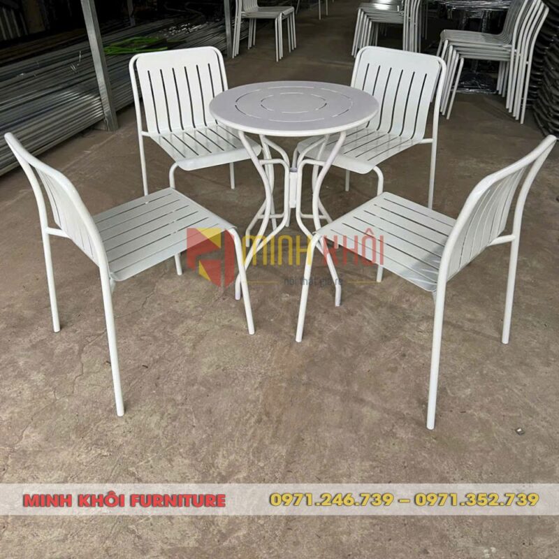 Bộ bàn ghế sắt MK-0019 9 Bộ bàn ghế sắt MK-0019