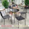 BÀN GHẾ SẮT MK-0025 – GIẢI PHÁP HOÀN HẢO CHO KHÔNG GIAN CAFE NGOÀI TRỜI