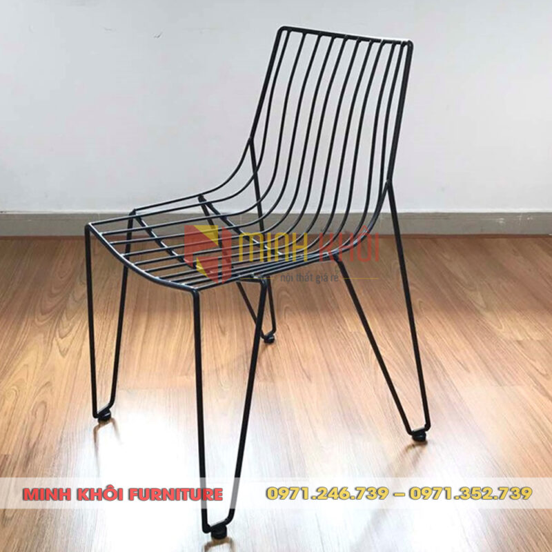 Ghế sắt uốn MK-0022 10 Ghế sắt uốn MK-0022 – Lựa chọn lý tưởng cho quán cafe sân vườn