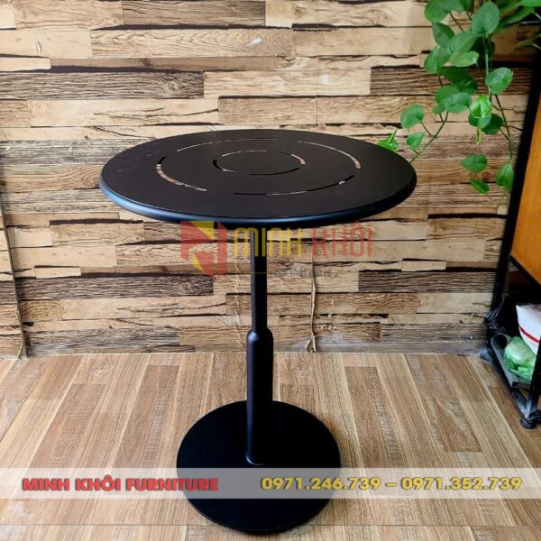 Bàn trụ MK-0031 – Mẫu bàn ngoài trời bền đẹp cho không gian cafe