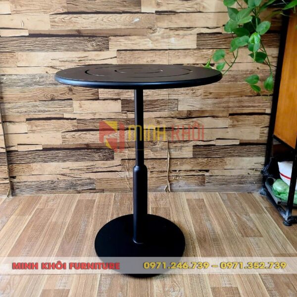 Bàn trụ MK-0031 – Mẫu bàn ngoài trời bền đẹp cho không gian cafe