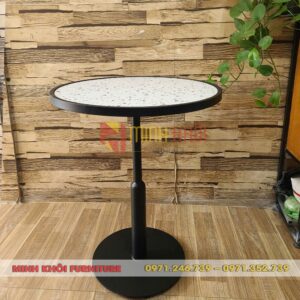 Bàn trụ MK-0031 – Mẫu bàn ngoài trời bền đẹp cho không gian cafe