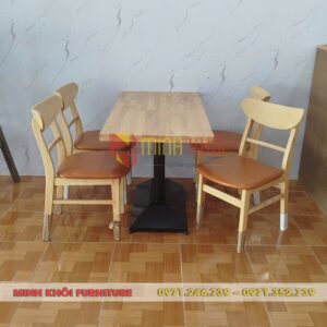 Bộ bàn ăn MK-0028 – Bàn Ghế Quán Ăn, Nhà Hàng Bền Đẹp