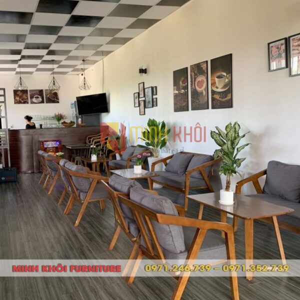 Bộ sofa Katana – Sự lựa chọn hoàn hảo cho quán cafe sang trọng