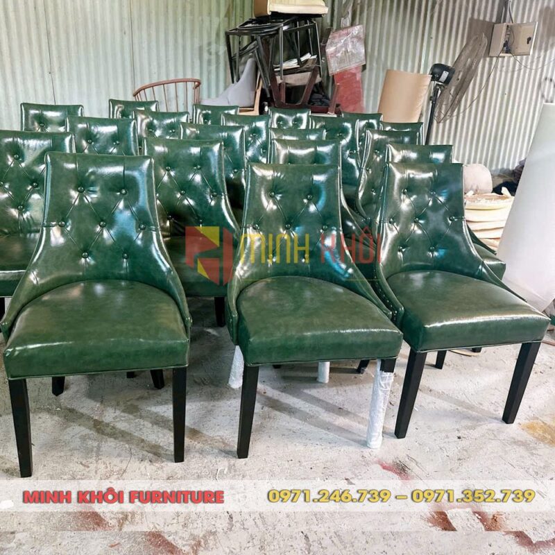 Ghế Baker - Ghế gỗ nệm nhà hàng, quán ăn, quán cafe cao cấp 8 Ghế Baker sang trọng – Lựa chọn hoàn hảo cho quán ăn cao cấp