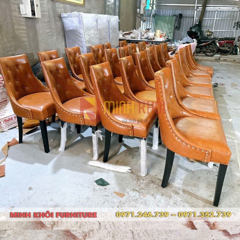 Ghế Baker - Ghế gỗ nệm nhà hàng, quán ăn, quán cafe cao cấp 10 Ghế Baker sang trọng – Lựa chọn hoàn hảo cho quán ăn cao cấp