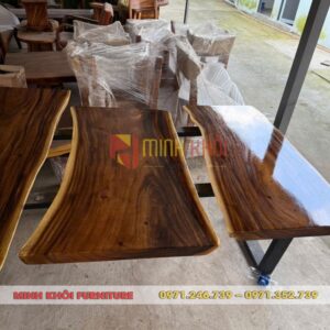 Bàn cafe gỗ me tây MK-0044 – Sang trọng, bền đẹp cho quán cafe
