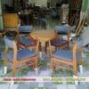 Bộ bàn ghế gỗ cafe Bella – Thiết kế hiện đại, chất liệu bền đẹp