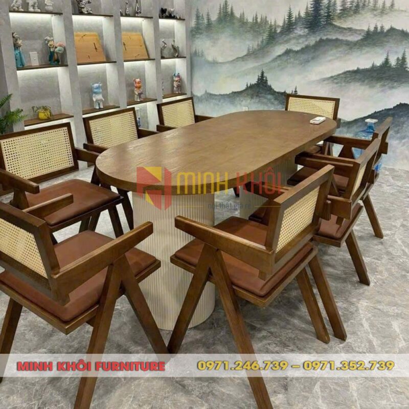 Bộ bàn ghế nhà hàng Vleg MK-0049 7 Bộ bàn ghế nhà hàng Vleg MK-0049 – Thiết kế sang trọng, chất liệu cao cấp