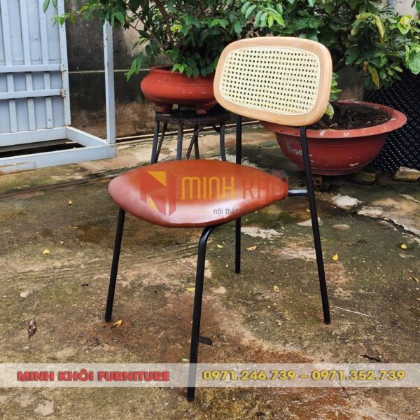 Ghế Secco khung sắt – Ghế cafe, trà sữa, quán ăn hiện đại