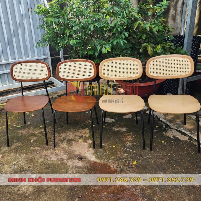 Ghế Secco khung sắt – Ghế cafe, trà sữa, quán ăn hiện đại