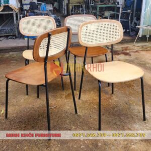 Ghế Secco khung sắt – Ghế cafe, trà sữa, quán ăn hiện đại