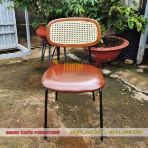 Ghế Secco khung sắt – Ghế cafe, trà sữa, quán ăn hiện đại