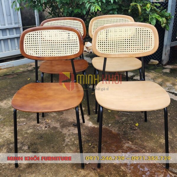 Ghế Secco khung sắt – Ghế cafe, trà sữa, quán ăn hiện đại
