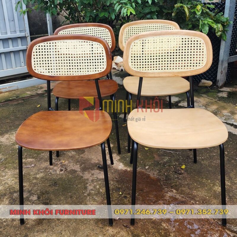 Ghế Secco khung sắt – Ghế cafe, trà sữa, quán ăn hiện đại