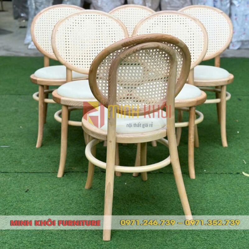Ghế Thonet mặt trăng | Ghế Thonet tựa mây tròn 9 Ghế Thonet mặt trăng – Thiết kế tựa mây tròn sang trọng cho quán cà phê và quán ăn