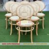 Ghế Thonet mặt trăng – Thiết kế tựa mây tròn sang trọng cho quán cà phê và quán ăn