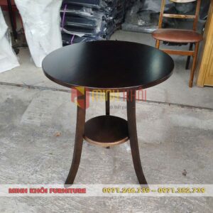 Bàn gỗ cafe 2 tầng đẹp – Thiết kế tiện lợi cho quán cafe, trà sữa