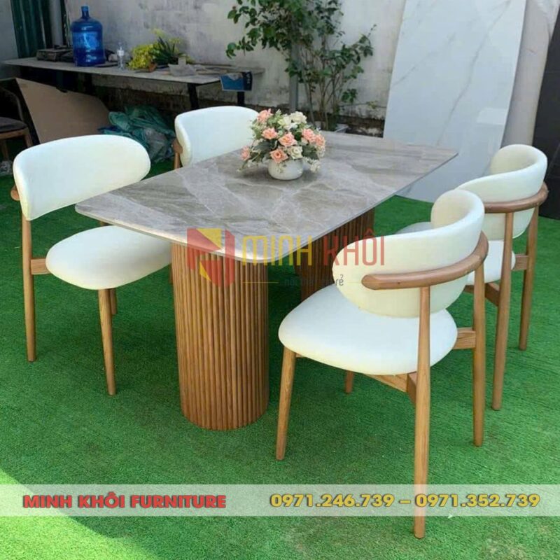 Bộ bàn ghế nhà hàng Oleandro MK-0057 8 Bộ bàn ghế nhà hàng Oleandro MK-0057
