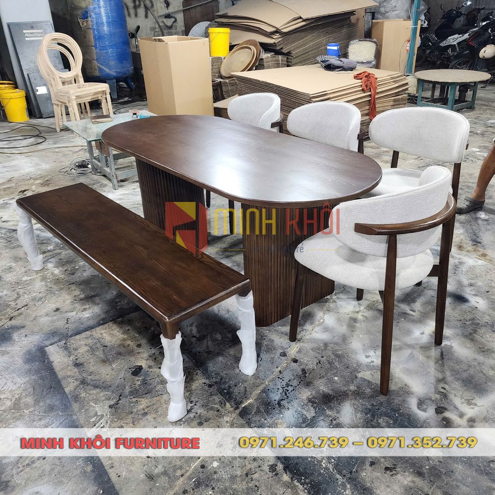 Bộ bàn ghế nhà hàng Oleandro MK-0057 4 Bộ bàn ghế nhà hàng Oleandro MK-0057
