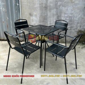 Bộ bàn ghế sắt cafe sân vườn MK-0056 – Bền đẹp, giá rẻ
