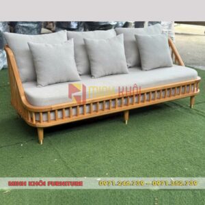 Ghế Băng Sofa KBH 1m8 4 Ghế Băng Sofa KBH 1m8 – Mẫu Sofa Gỗ Hiện Đại Cho Quán Cafe & Gia Đình