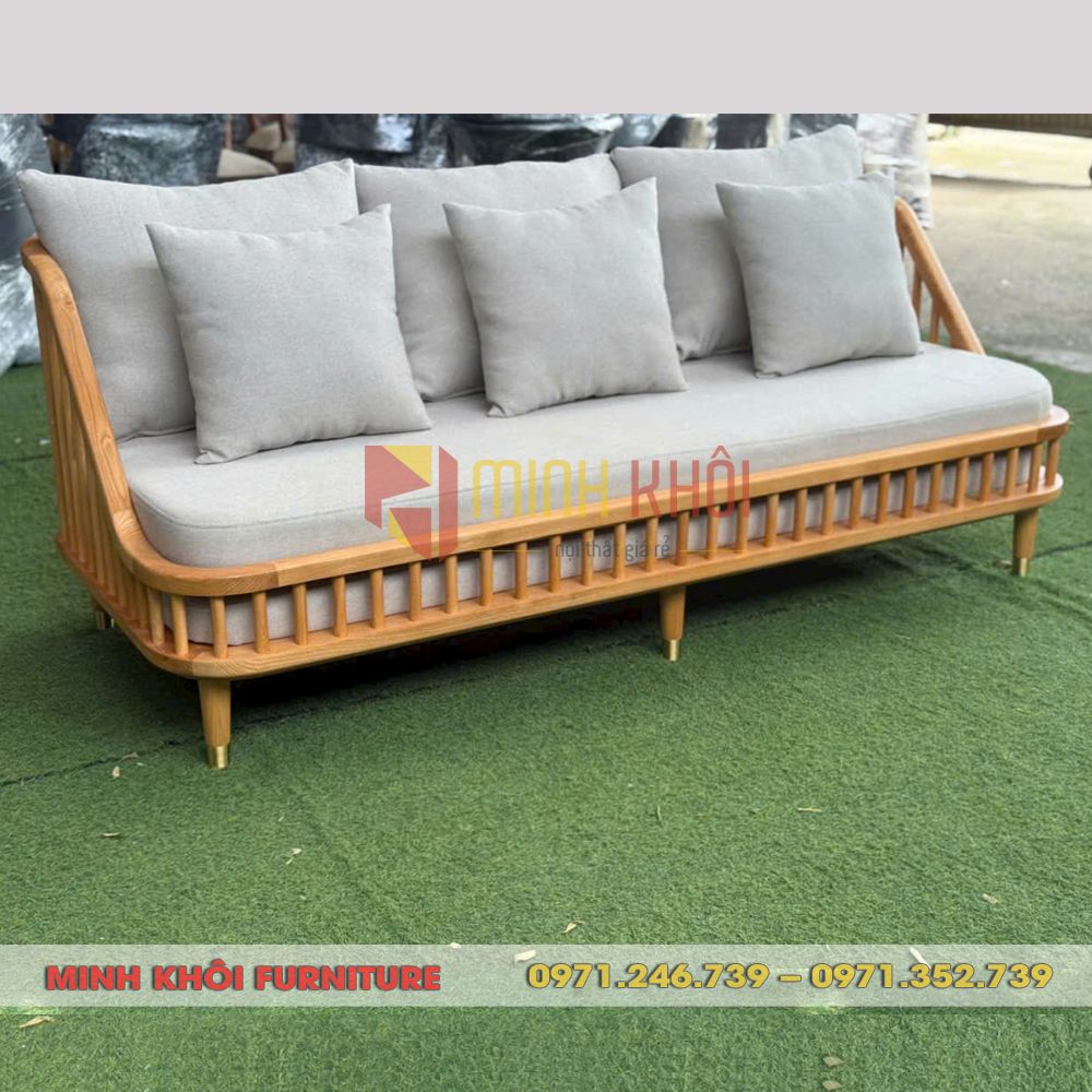 Ghế Băng Sofa KBH 1m8 2 Ghế Băng Sofa KBH 1m8 – Mẫu Sofa Gỗ Hiện Đại Cho Quán Cafe & Gia Đình