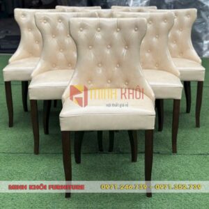 Ghế Violet cao cấp cho nhà hàng – Đẹp, bền, may rút nút sang trọng