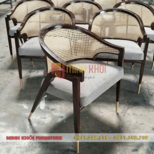 Ghế Wormley lưng mây – Thiết kế sang trọng cho quán cafe & nhà hàng