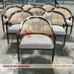 Ghế Wormley lưng mây – Thiết kế sang trọng cho quán cafe & nhà hàng