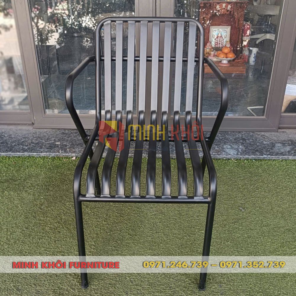 Ghế sắt cafe ngoài trời MK-0062 2 Ghế sắt cafe ngoài trời MK-0062 – Bền đẹp, sang trọng cho quán cafe