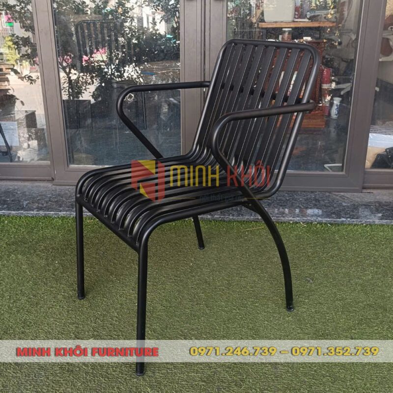Ghế sắt cafe ngoài trời MK-0062 14 Ghế sắt cafe ngoài trời MK-0062 – Bền đẹp, sang trọng cho quán cafe