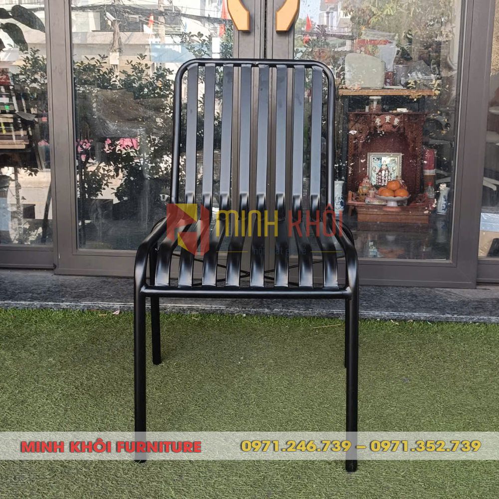 Ghế sắt cafe ngoài trời MK-0062 4 Ghế sắt cafe ngoài trời MK-0062 – Bền đẹp, sang trọng cho quán cafe