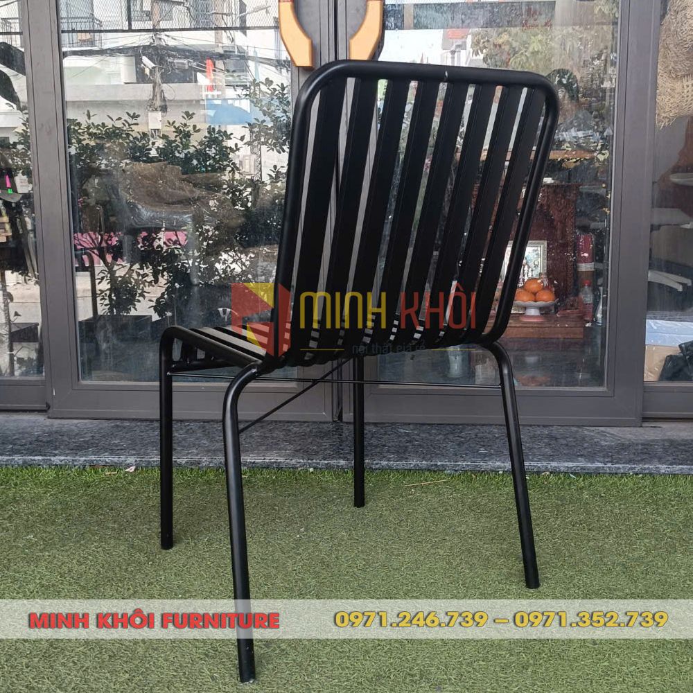 Ghế sắt cafe ngoài trời MK-0062 6 Ghế sắt cafe ngoài trời MK-0062 – Bền đẹp, sang trọng cho quán cafe