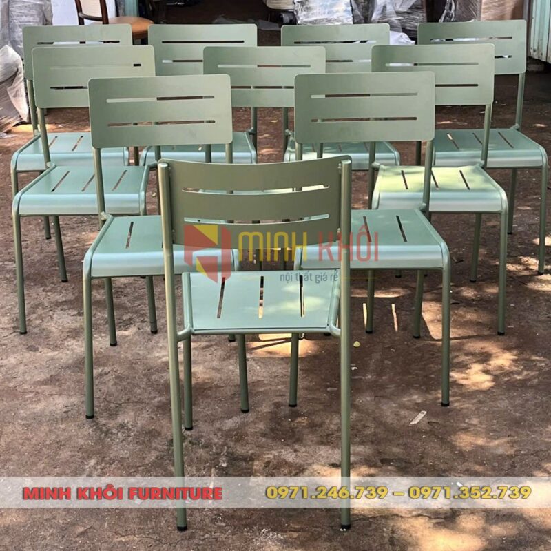 Ghế sắt cafe sân vườn MK-0063 10 Ghế sắt cafe sân vườn MK-0063 – Mẫu ghế ngoài trời bền đẹp, giá xưởng