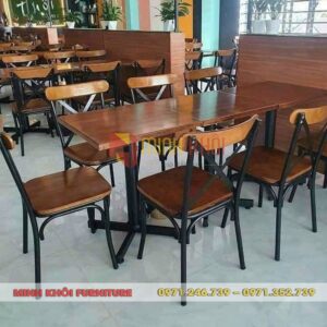 Bộ bàn ghế cafe chữ X – Sang trọng, chắc chắn, giá tốt