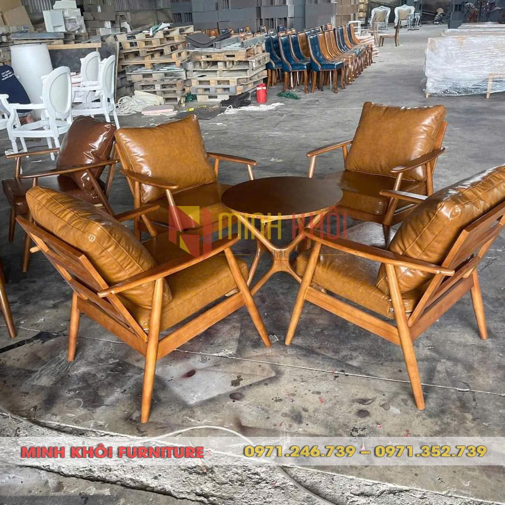 Bộ sofa cà phê chân tiện MK-0070 1 Bộ sofa cà phê chân tiện MK-0070 – Bền, Đẹp, Sang Trọng