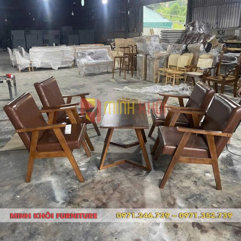 Bộ sofa cà phê MK-0069 – Thiết kế hiện đại, bền đẹp cho mọi không gian quán